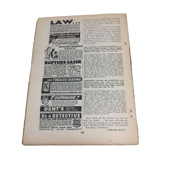 Vintage Magazine Startling Stories Featuring Vulcan's Dolls They control Human D - Picture 12 of 12